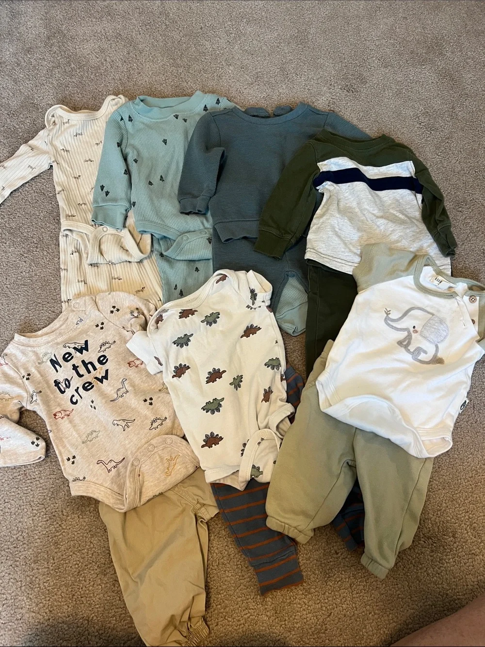 7 Baby Boy Outfits Bundle